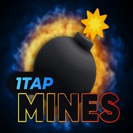 1Tap Mines by Turbo Games, showcased at goldzinocasino.eu.com – game logo