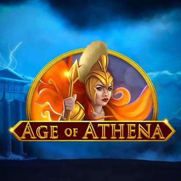 Age of Athena slot logo by Epic Industries at Goldzino Casino