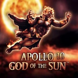 Apollo God of the Sun online game logo by Novomatic on goldzinocasino.eu.com