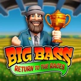 Big Bass Return to the Races game by Pragmatic Play – logo hosted on Goldzino Casino