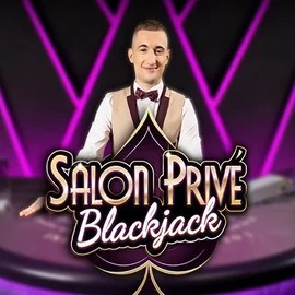 Blackjack Salon Privé slot icon by Ezugi, available at Goldzino Casino