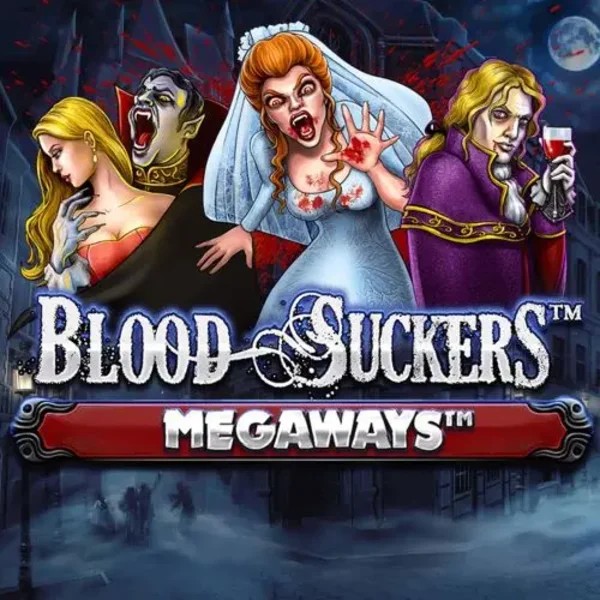 Blood Suckers Megaways logo – Slots by Red Tiger Gaming at Goldzino Casino