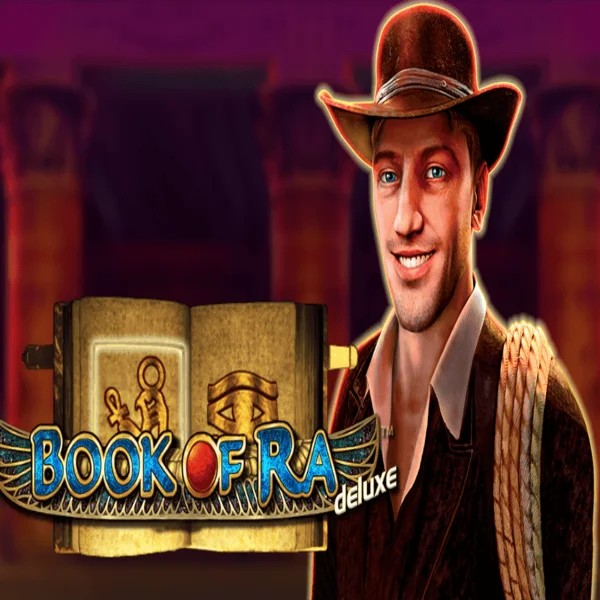 Try Book of Ra Deluxe slot by Novomatic on goldzinocasino.eu.com – logo image