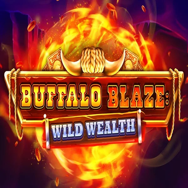 Buffalo Blaze Wild Wealth by OctoPlay, showcased at goldzinocasino.eu.com – game logo