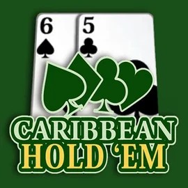 Caribbean Hold'em slot logo by Habanero at Goldzino Casino