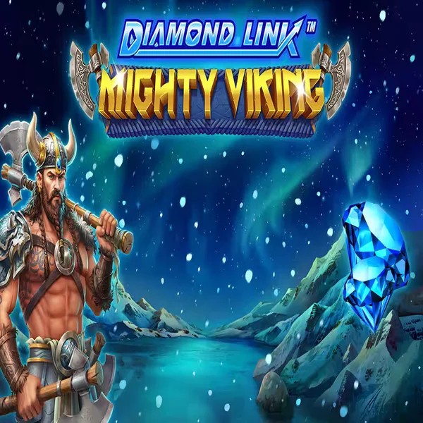 Diamond Link Mighty Viking casino game by Greentube – featured logo at Goldzino Casino