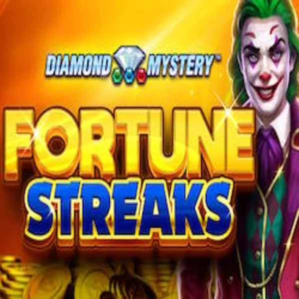 Diamond Mystery Fortune Streaks slot logo by Greentube at Goldzino Casino