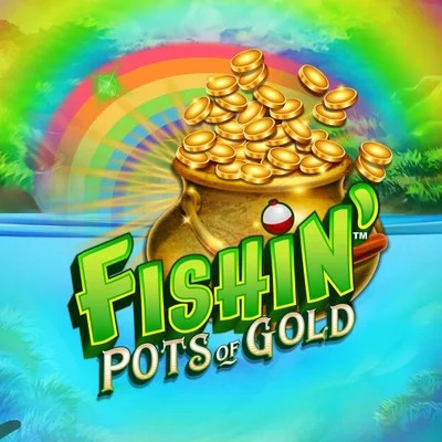 Fishin Pots Of Gold by Gameburger Studios, showcased at goldzinocasino.eu.com – game logo