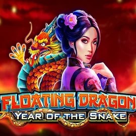 Floating Dragon Year of the Snake by Pragmatic Play, showcased at goldzinocasino.eu.com – game logo