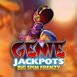 Genie Jackpots: Big Spin Frenzy game by Blueprint Gaming – logo hosted on Goldzino Casino