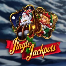 Jackpots logo of Jingle Jackpots from Dragon Gaming at Goldzino Casino