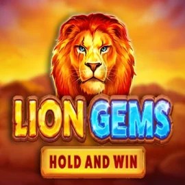 Lion Gems Hold and Win logo by Playson at Goldzino Casino