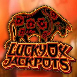 Official Jackpots logo: Lucky Ox Jackpots by Rival at Goldzino Casino