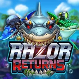 Razor Returns by Push Gaming, showcased at goldzinocasino.eu.com – game logo