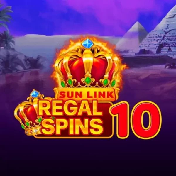 Regal Spins 10 logo by PatePlay at Goldzino Casino