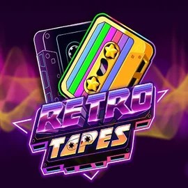 Retro Tapes online game logo by Push Gaming on goldzinocasino.eu.com