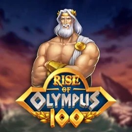 Slots logo of Rise of Olympus 100 from Play'n GO at Goldzino Casino