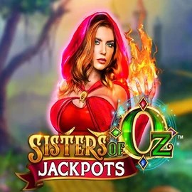 Sisters Of Oz Jackpots logo by Triple Edge Studios at Goldzino Casino