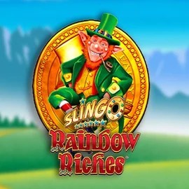 Play the Slingo Rainbow Riches slot by Gaming Realms on Goldzino Casino