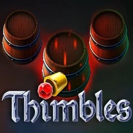 Official Casino Games logo: Thimbles by Evoplay at Goldzino Casino